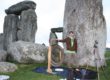 gong inside stonehenge